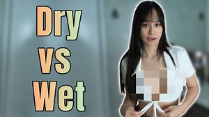 [4K] Transparent No Bra Wet vs Dry Try on Haul with Elixir Elf