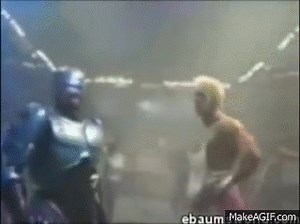 Sting Teams Up With Robocop  WCW Wrestling on Make a GIF