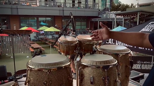 Yamil Conga #TycoonArtist explains his current #percussion set to us in detail. #TycoonSounds with the Master Platinum Sunrise Fade Series Congas and Bongo, the 40th Anniversary Series Djembe, the Deep Shell Antique Copper Series Timbale, and some hand-percussion. Enjoy! | Tycoon Percussion