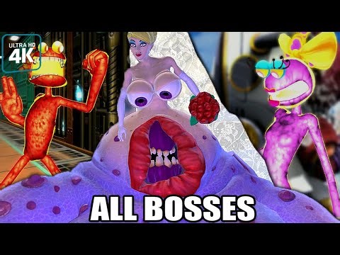Splosion Man / Ms. Splosion Man - ALL BOSSES (With Cutscenes) 4K 60FPS UHD PC