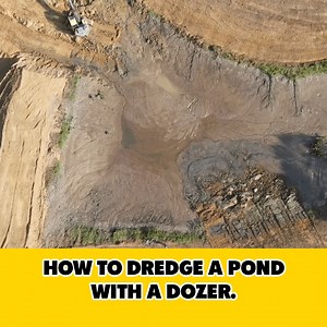 How to dredge a pond with a dozer? | Dirt Perfect