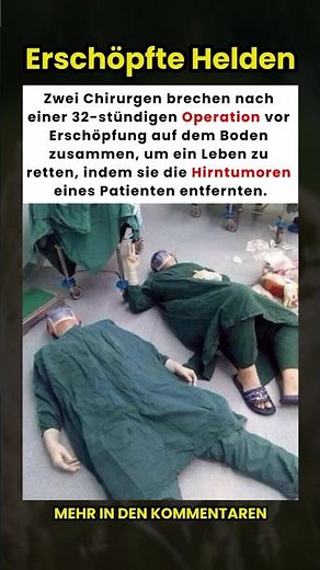 Chirurgen brechen nach 32-stündiger lebensrettender Operation zusammen 🤯👨‍⚕️