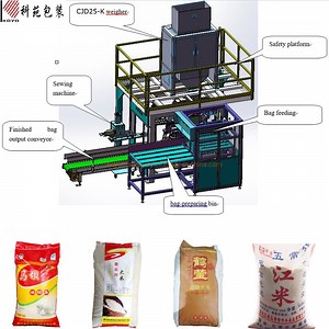 [Hot Item] Automatic Bulk Bag Filling Packing Machine, Weighing Big Bags Filling Machine, Bagging Machine Unit for 25-50kg Snakehead Fish, Poultry Feed