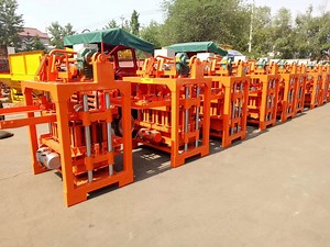 [Hot Item] Qmj4-45 Small Manual Concrete Hollow Block Gal Machine in Sri Lanka Solid Bricks Paver Bricks Making Machine