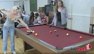 Playing A Game Of Strip Pool