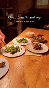 Ash is open Friday and Saturdays for dinner and features open hearth cooking 🔥 | The Iron Horse Hotel