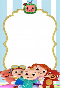 The Best 18 Layout Editable Blank Cocomelon Invitation Template Free