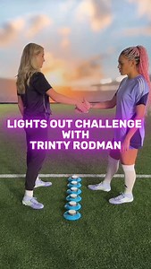 Trinity Rodman takes on the Lights Out Challenge 💥 | Soccer.com