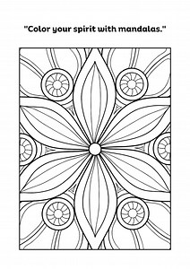 Printable Mandala Coloring Pages – Mindfulness and Relaxation for Adults - Etsy