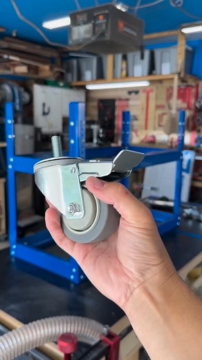 @creevesmakes is adding another workstation to his shop!🙌🏽 He chose a 44" x 20" Universal Bench with one of our new hardwood tops with dog holes. 👉🏽Design your dream workbench with our new 3D Workbench Builder at kregtool.com/workbenchbuilder | Kreg Tool