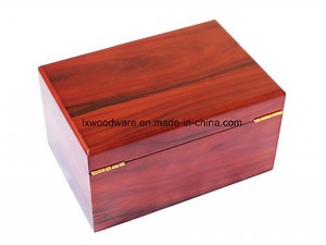 [Hot Item] Satin Finish Small Wooden Gift Presetation Storage Promotional Gift Box