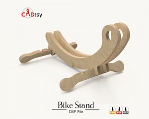 Bike Stand DXF CNC Router Files • Bicycle Holder Floor Rack SVG - Etsy