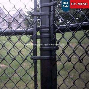 [Hot Item] Black PVC Coated Chain Link Fence USA Market for Garden Fence