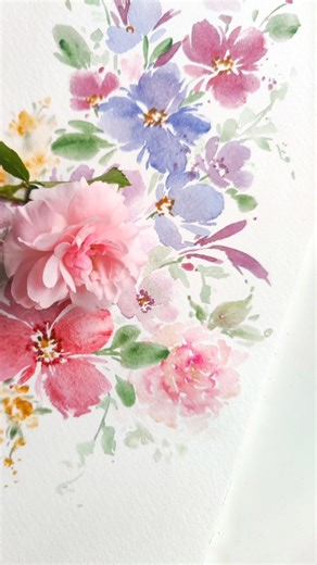 3.4K views · 61 reactions | ✨Save this for later✨ Filbert Brush Rose Tutorial. - #watercolorrose #howtopaintarose #watercolortutorial #claricegomesdesigns #learnwatercolor | Clarice Gomes Designs | Facebook