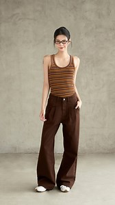 Brown on point 🤎 — #basic #basicofficial #basicndk #outfit #mood #styles #mixandmatch #tryon #jeans | BASIC