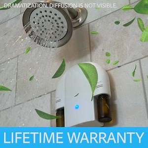 TRY IT RISK FREE. Love it or your money back guaranteed! See how it works below! Transform your shower into a spa. Lifetime warranty & FREE shipping. | Oasis Diffuser