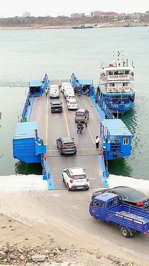 16K views · 184 reactions | Ferry Fully Loaded By Vehicles | Giant Machine | Facebook