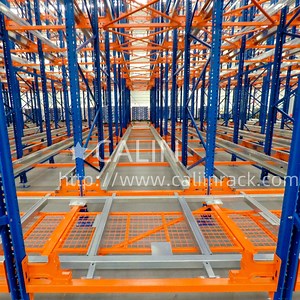 [Hot Item] High Efficiency Intelligent Four Way Shuttle Automatic Storage and Retrieval System with Agv Automated Heavy Duty Warehouse Storage Pallet Racking