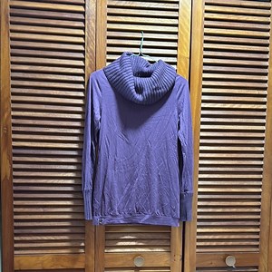 PUMA Purple Cowl Neck Sweater