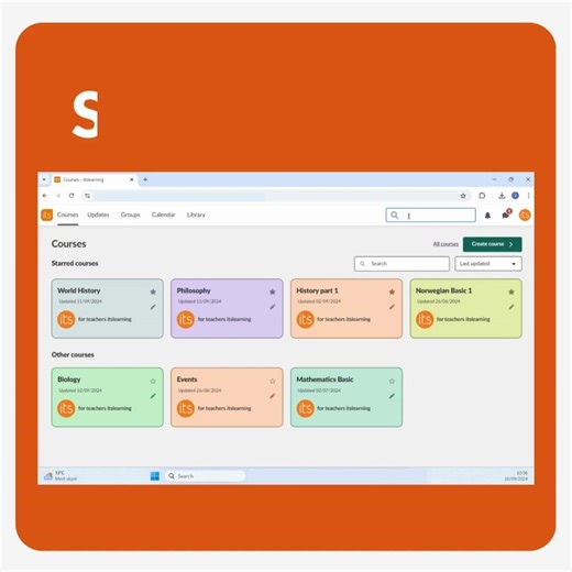 🔍 Exciting news! 🔍 We’ve enhanced our global content search! Finding resources and activities is now quicker and easier, with expanded capabilities and a new top menu location. - Search for plans, topics, courses, resources, and activities. - Access content from archived courses. - Navigate your learning journey more efficiently with our upgraded search functionality. Check out all the details here: https://eu1.hubs.ly/H0cr0Sz0 #ProductLaunch #EdTech #itslearning #Innovation #Education | itsle