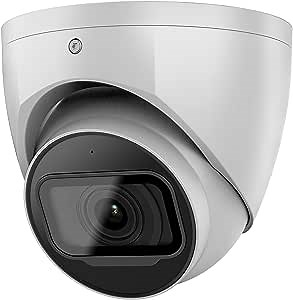 PANOEAGLE 4MP HD Starlight IP PoE Security Camera with Built-in Mic, Outdoor Surveillance Dome Camera with 2.8mm Fixed Lens,Up to 256GB SD Card, 98ft IR Night Vision, WDR, IP67 Weatherproof