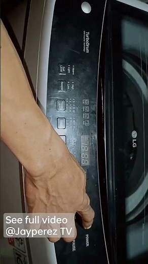 Lg smart inverter PE error code #repair #automaticwashingmachine