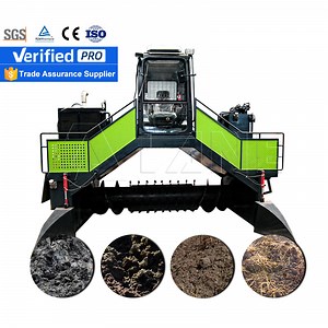 [Hot Item] Lane Commercial Compost Turner Manure Ferment Compost Machine Compost Fertilizer Production Line Soil Turner