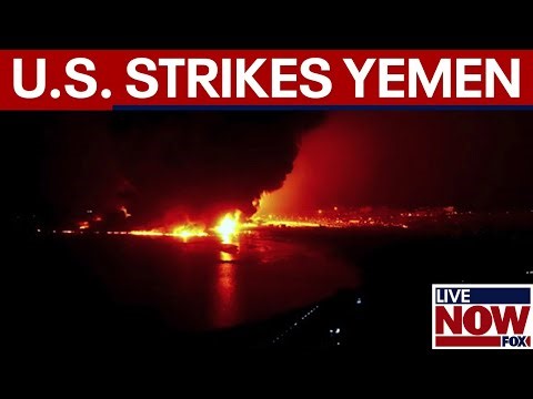 BREAKING: US strikes Houthis in Yemen, Trump says | LiveNOW from FOX