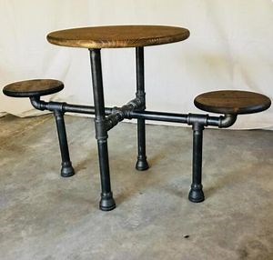 [Hot Item] Custom Vintage Tables and Furniture Rustic Desk Legs Shelf Industrial Pipe Table Legs Metal Pipes and Flanges