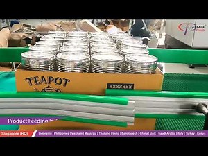 Boost Efficiency in Dairy Packaging with Invopac Wrap-Around Case/Tray Packer with Shrink Wrapping