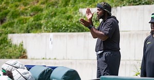 PODCAST: Oregon OL Coach A'lique Terry Joins Ducks Dish