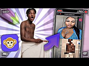 FLASHING PEOPLE ON THE MONKEY APP TO SEE HOW THEY REACT🍆😳| GONE CRAZY