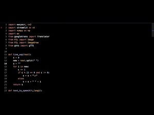 CS50 INTRODUCTION TO PYTHON FINAL PROJECT CAMTRANSLATE