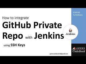 Jenkins #5 | Integrate GitHub private Repository with Jenkins job using SSH Keys