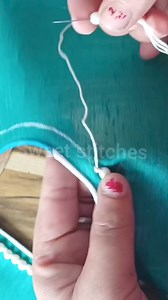 Simple knot stich #fashion #stitch #tailoring #video #embroidery #viral #viralvideos #trending | Sweet Stitches