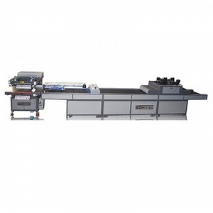 [Hot Item] Clam Shell Screen Printer with UV Tunnel for Packaging Industry