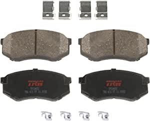 Amazon.com: TRW TPC0433 Disc Brake Pad Set for Toyota Tacoma: 1995-2004 and other applications Front, Black : Automotive