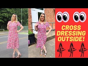 Crossdressing Outside!