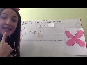 Reception- Literacy : simple sentences