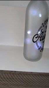 Frosted Wine Bottle Centerpiece: Inspirational LED Decor - Etsy