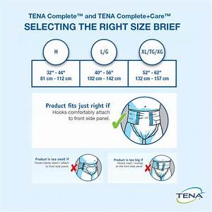 Tena Complete Moderate Absorbency Incontinence Briefs Fitted