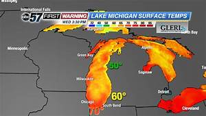 Lake Michigan Water Temperature Drops 32 Degrees In 8 Hours