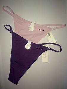 New With Tags 2 Pair Of Pink Purple T Back Thongs By La Senza Size