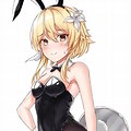 Anime Bunny Suit Red Art