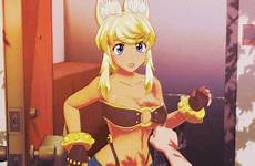 liru animated xxx gif animal magical ears pokaan renkin san kyuu tail bouncing breasts female eyes respond edit rule