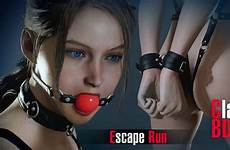 resident evil remake bdsm mod claire escape zombies amid streaks bikini rift lewdgamer run dr