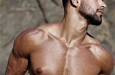 hunks shirtless stallion muscular hommes