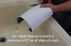 repair bathtub shower cracked repairing tub kit floor rv crack fix fiberglass cracks mobile bathroom videos tape bathtubs repairs inlay