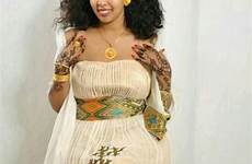 habesha ethiopian kemis traditional people dress ethiopia clothing african eritrean ethnic groups horn jewelery kebede abyssinians their