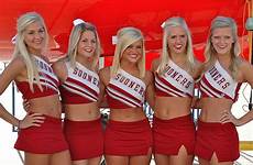 cheerleaders oklahoma sooners texas cheerleader fans jet pull support they hawaii pound jumped cuteness lead clear early point had